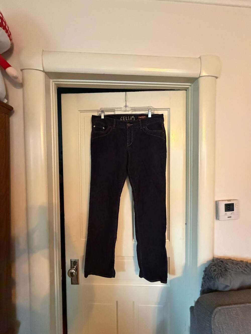 Delia's Morgan Dark Wash Corduroy Pants Size 13/14R